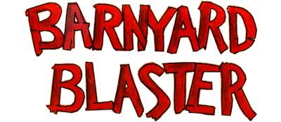 Barnyard Blaster logo for Atari 7800